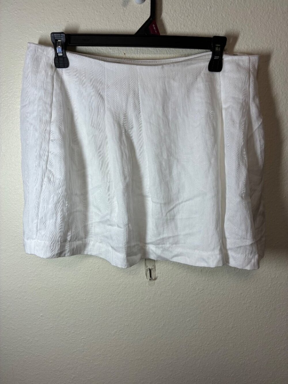 NWT A New Day Skorts Pleated Preppy Business Casual White Size 10 MSRP $25
